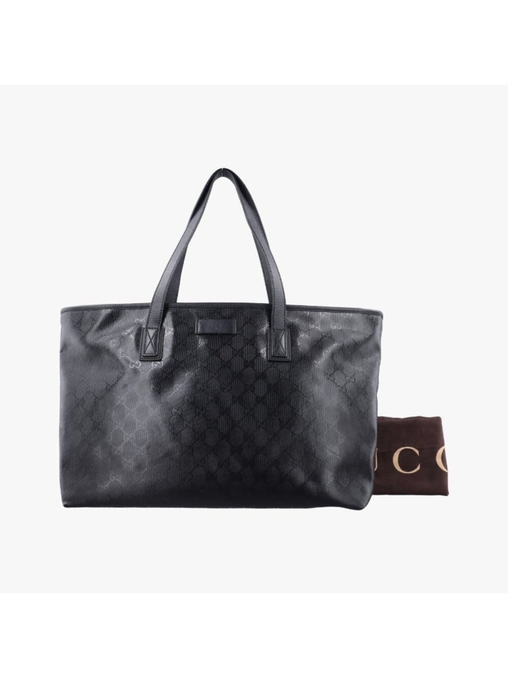 Gucci GG Supreme Black Leather